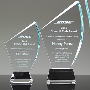 Crystal Award Trophy